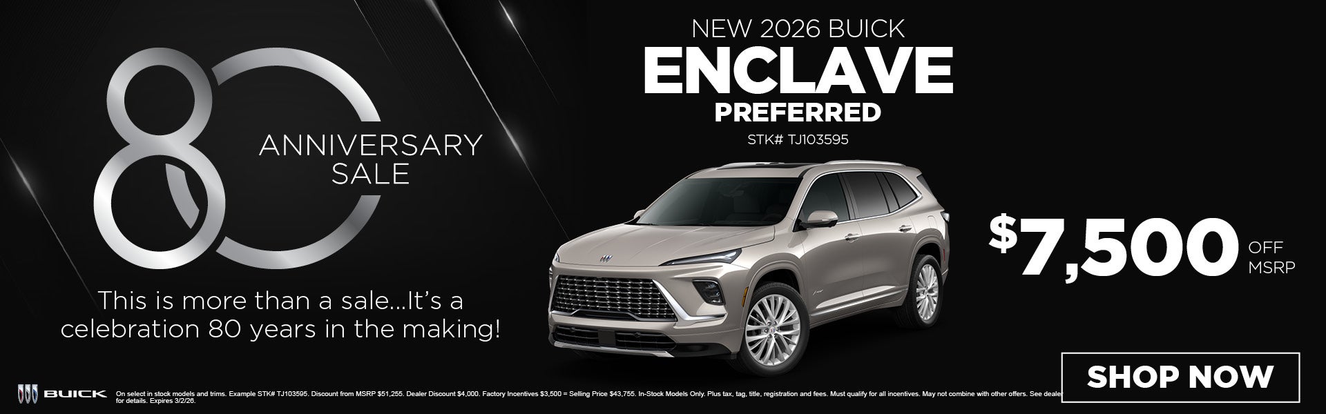 New 2026 Buick Enclave Preferred