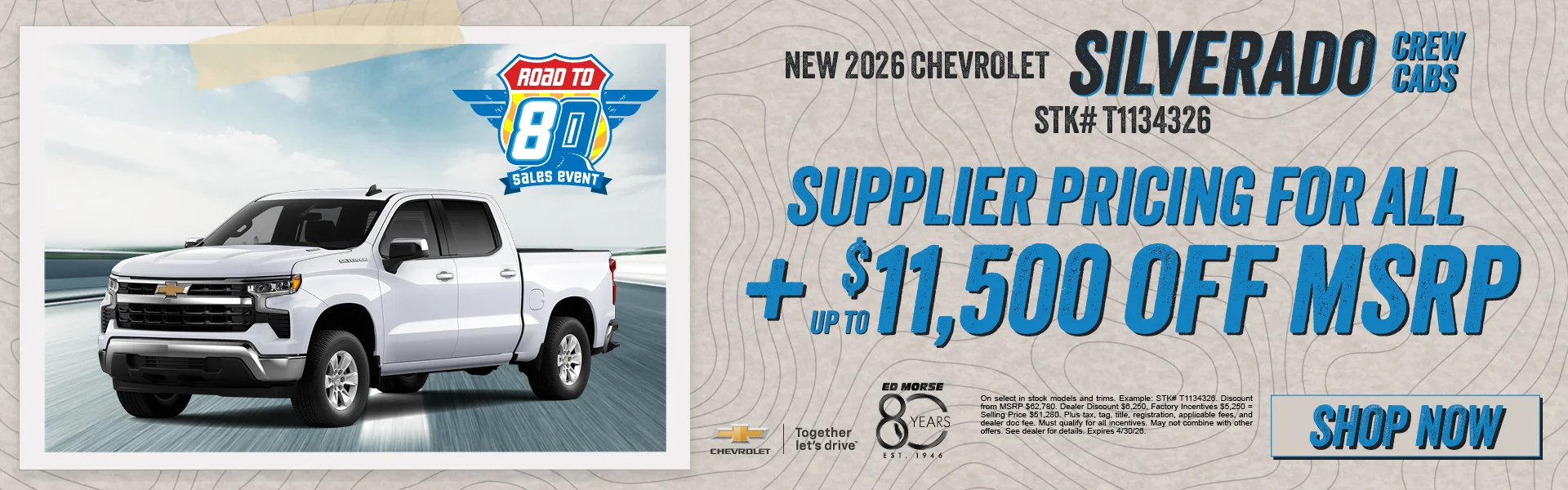 2026 Chevrolet Silverado Crew Cab in Muscatine IA